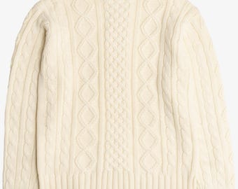 Vintage Gap Cable Knit Fisherman Sweater (1980s)