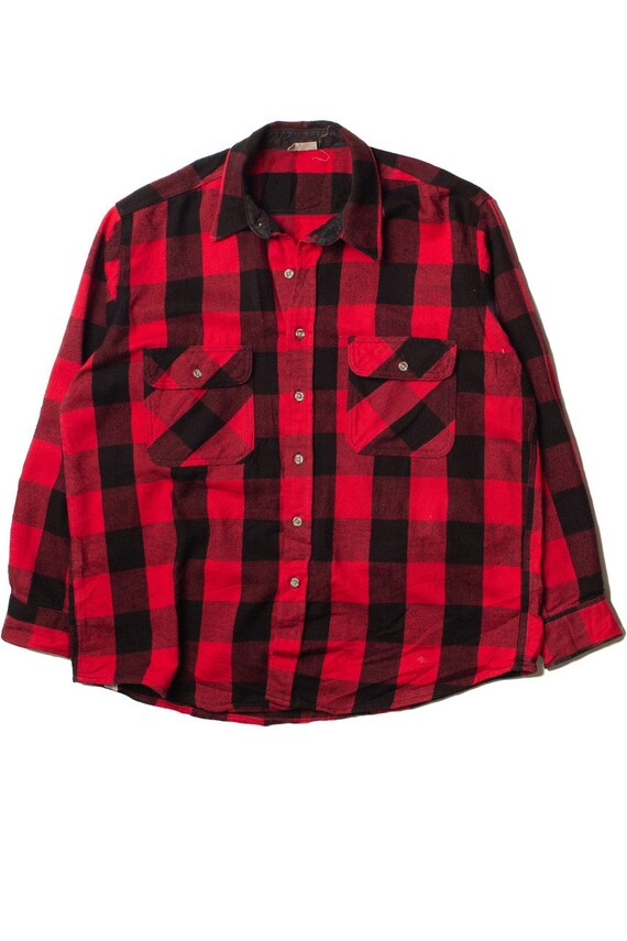 Vintage Buffalo Plaid Field & Stream Flannel Shirt