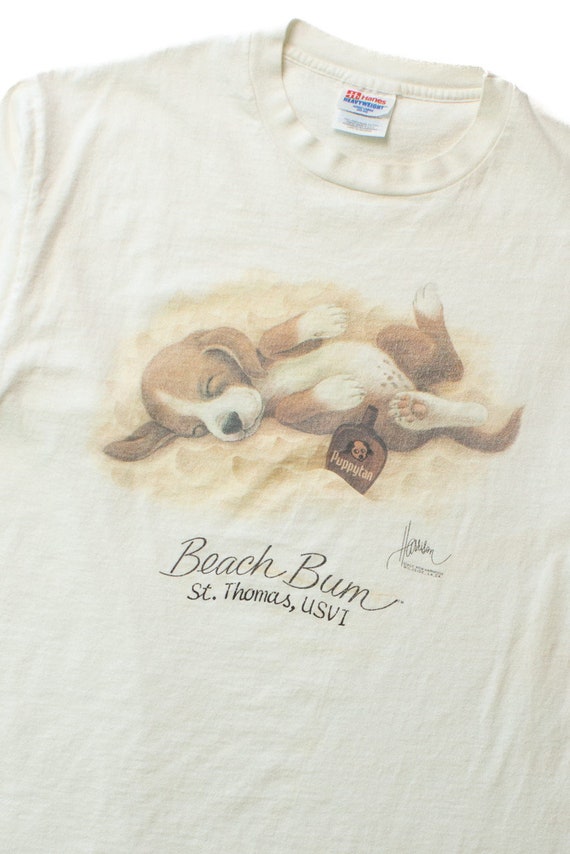 Vintage Beach Bum Puppytan T-Shirt (1990s) - image 2