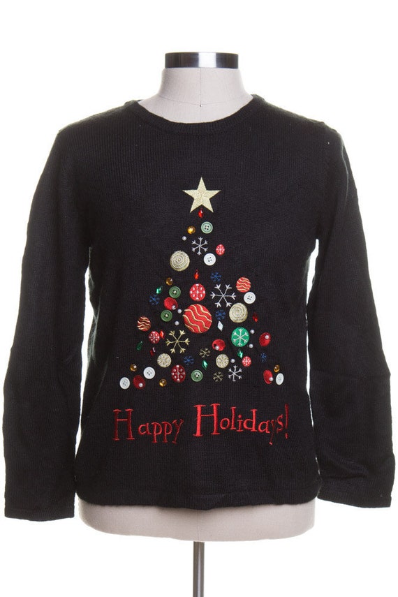 Black Ugly Christmas Pullover 43255