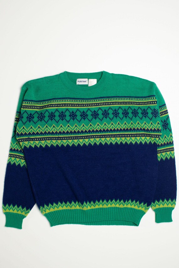 Vintage Puritan Fair Isle Sweater 2 - image 2