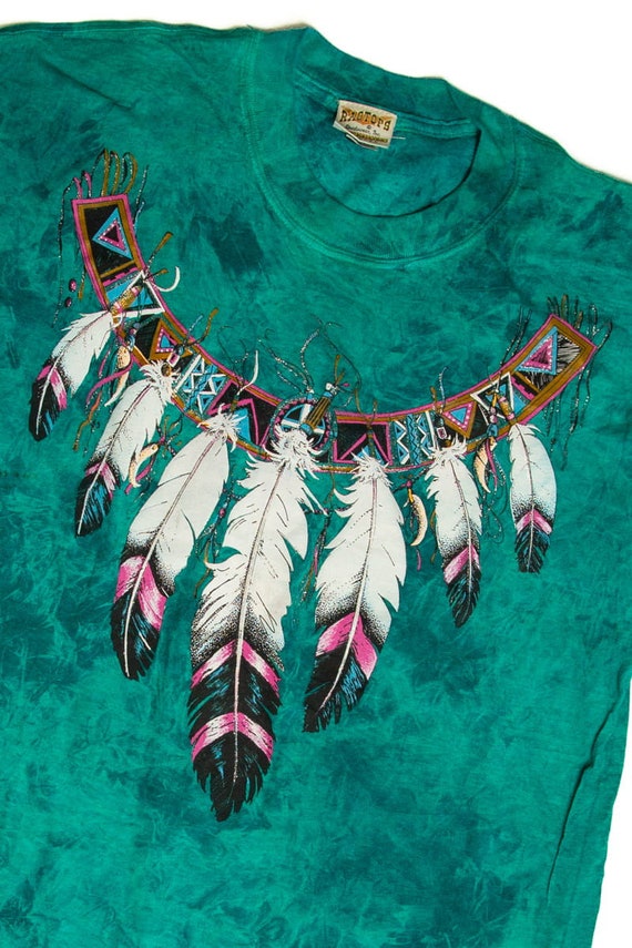 Teal Feather T-Shirt