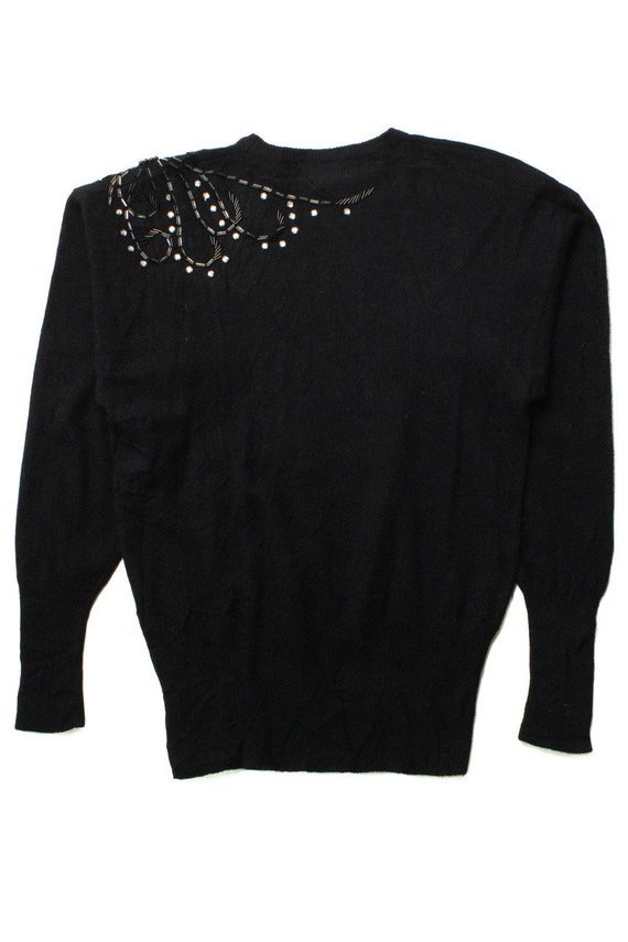 Vintage Rimini Beaded 80s Sweater (1980s) - image 2