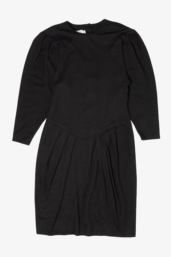 Vintage Black Howard Wolf Midi Dress (1980s)