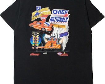 Vintage 1995 NHRA Winston Drag Racing Chief Nationals T-shirt