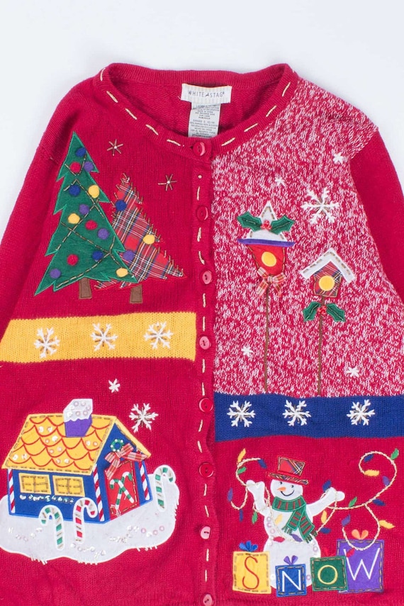 Red Ugly Christmas Cardigan 54502