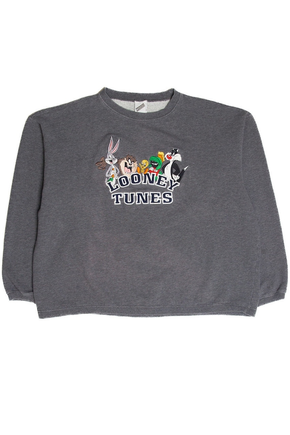 Vintage Looney Tunes Embroidered Sweatshirt - image 1