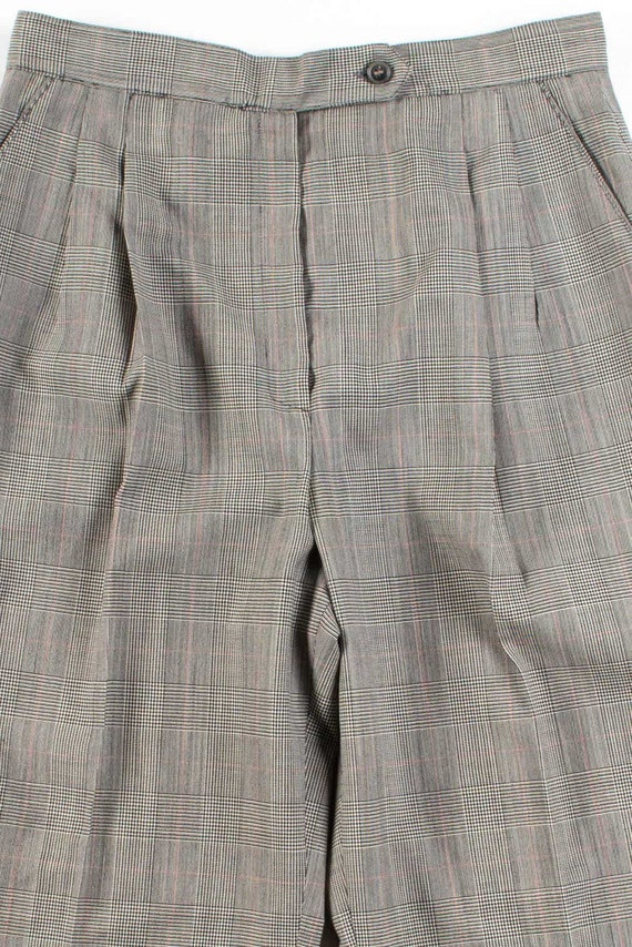 Grey Check Pants