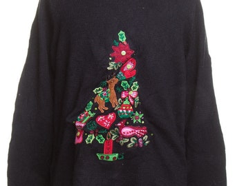 Black Ugly Christmas Pullover 43654