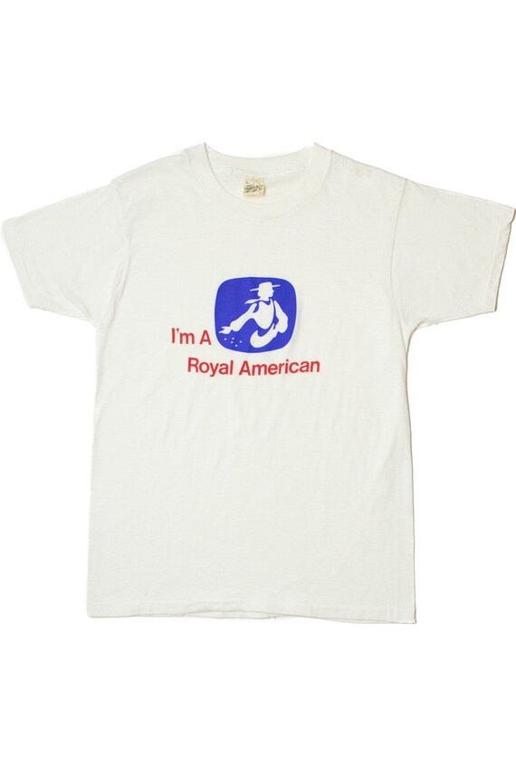 Vintage 1980's "I'm A Royal American" Single Stitc