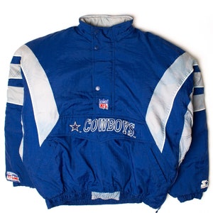 dallas cowboys pullover starter jacket