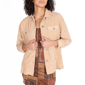 Camel Corduroy Shacket