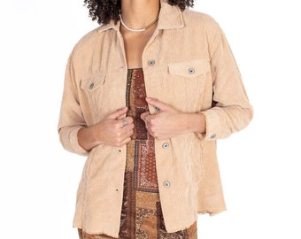 Camel Corduroy Shacket