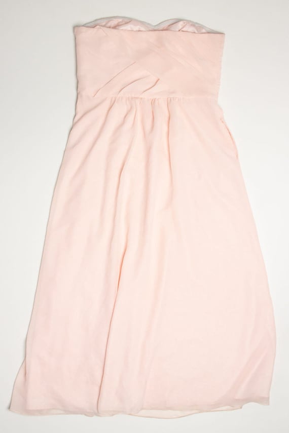 chinese dress ladies Light Pink Strapless Chiffon Long Prom Dress Evening Party Dress J3987 –  JulyProm