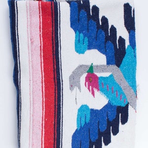 Mexico Multi Color Woven Baja Blanket