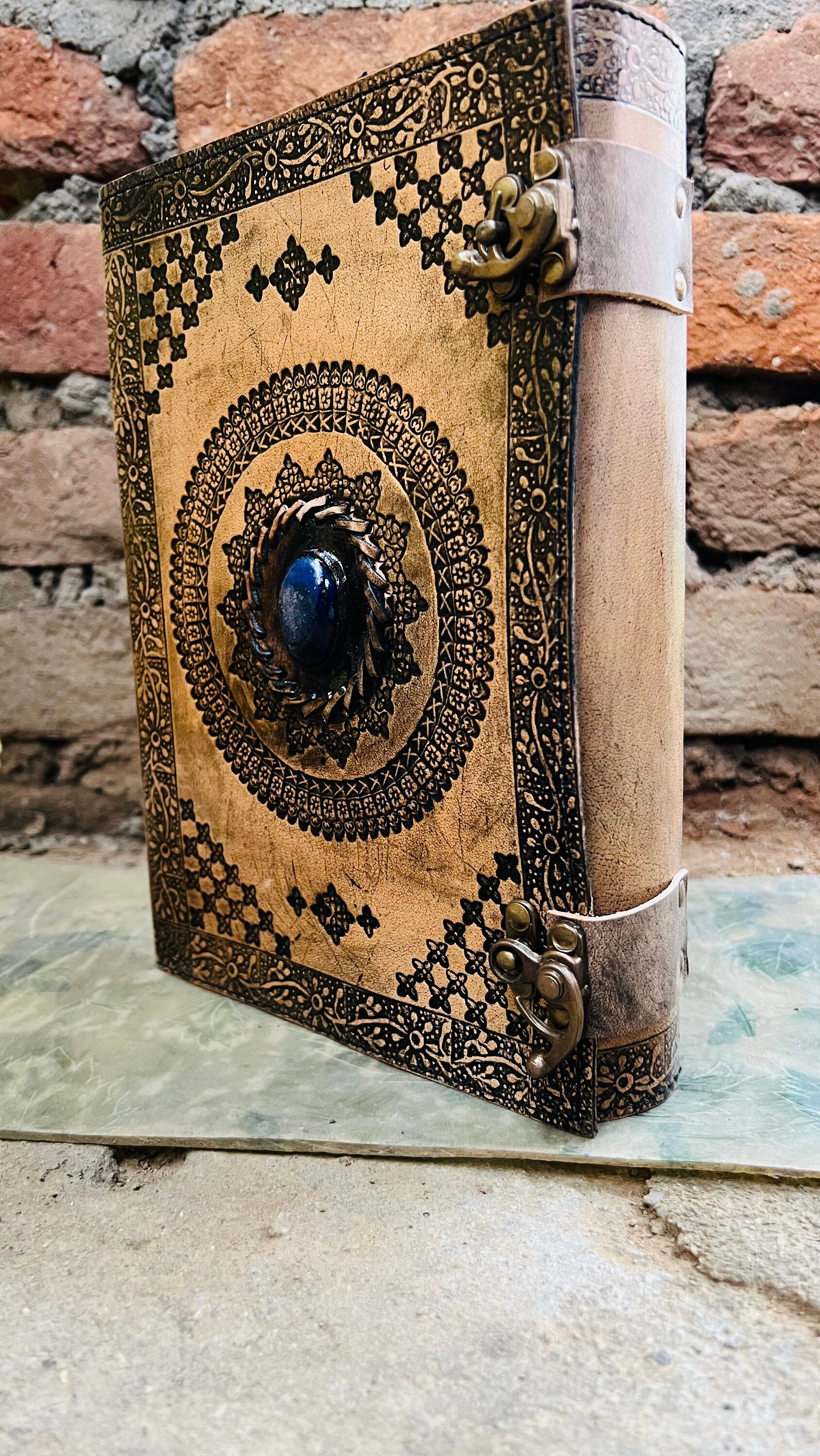 Handmade Leather Book Of Shadows Grimoire Journal 7x10 Etsy Handmade Leather Book Of Shadows Grimoire Journal 7x10 Etsy