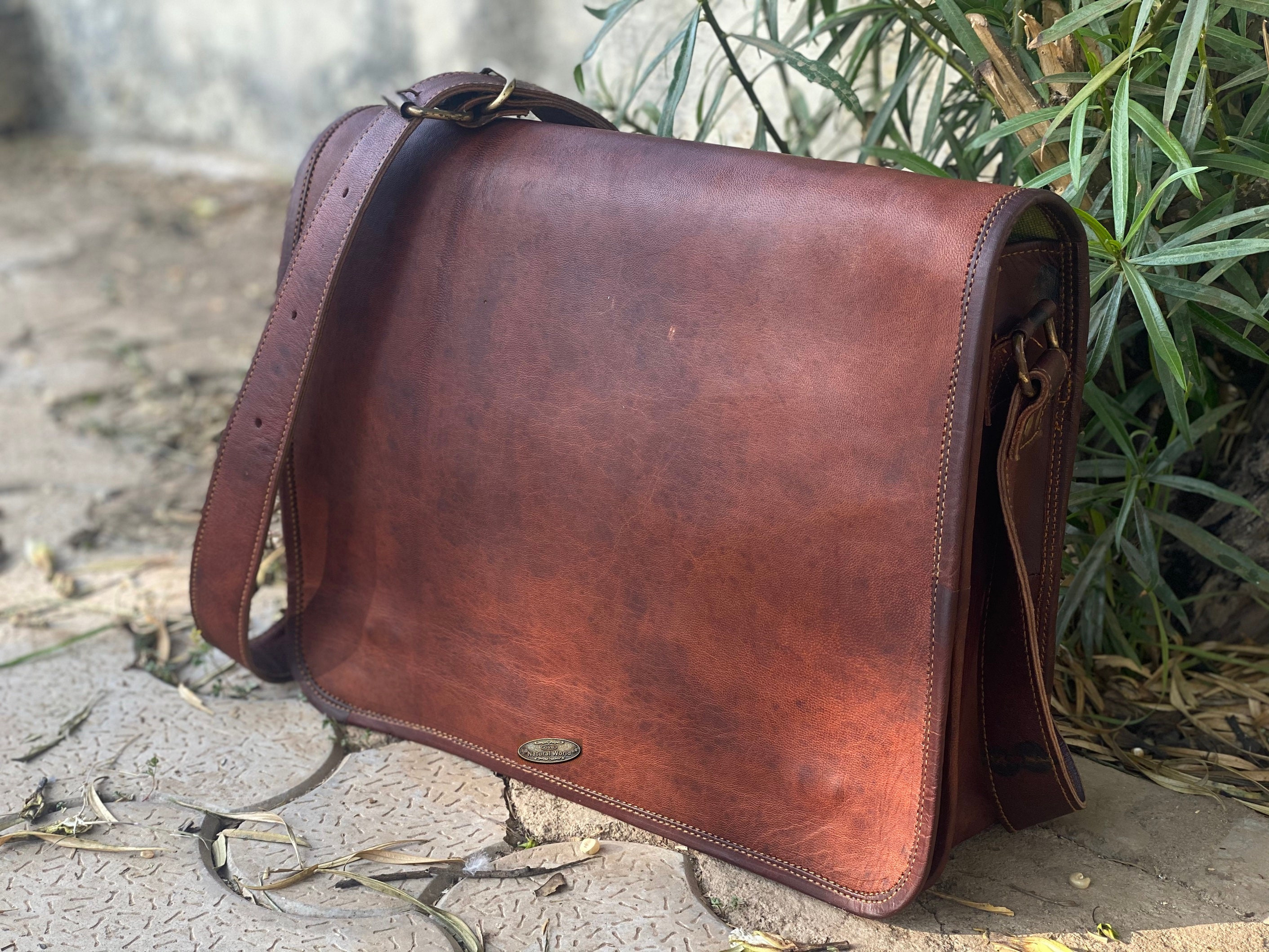 Leather Satchel Leather Laptop Bag Satchel Purse Leather Messenger