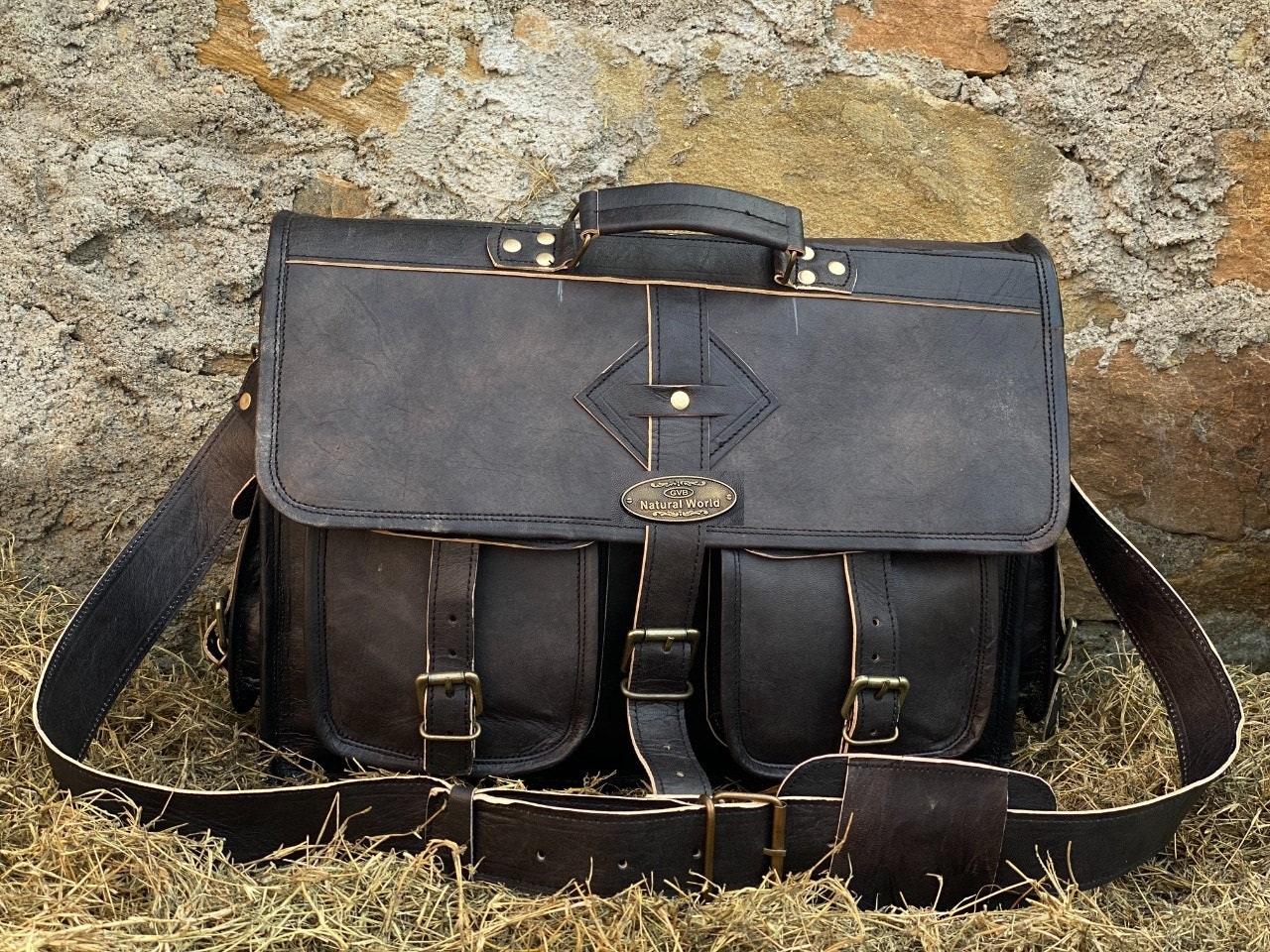 Goa Archive Goat Leather Shoulder Bag | eBay
