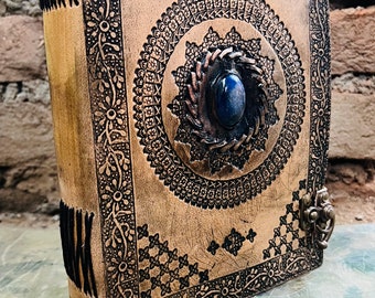 Handmade Leather Book of Shadows: Grimoire Journal (7x10)