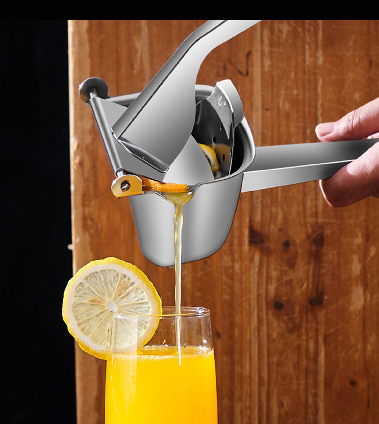 Stainless Steel Manual Lemon Clip Juicer Kitchen Juicer Etsy