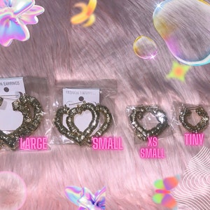 Heart bamboo Earrings