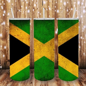 Jamaica Tumbler, Jamaican Flag, One Love, Lion of Judah, Rastafarian, Tribe of Judah, Jamaican Flag Tumbler, Rastafarian Tumbler, Rasta Lion