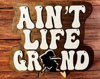 Ain’t Life Grand, WSP, Widespread Panic Inspired, Mikey Tribute, Houser Silhouette, Music Lover, Southern Rock, Jazz Fusion, Music Decor