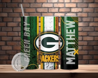 Green Bay Packers Tumbler: Football Fan Gift