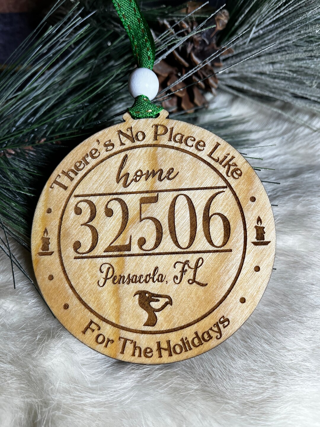 Zip Code Ornament, Version 4, Home Town Ornament, Home Zip Code