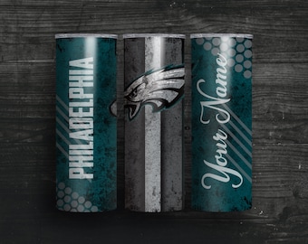 Personalized Philadelphia Eagles Tumbler: 20 oz Stainless Steel
