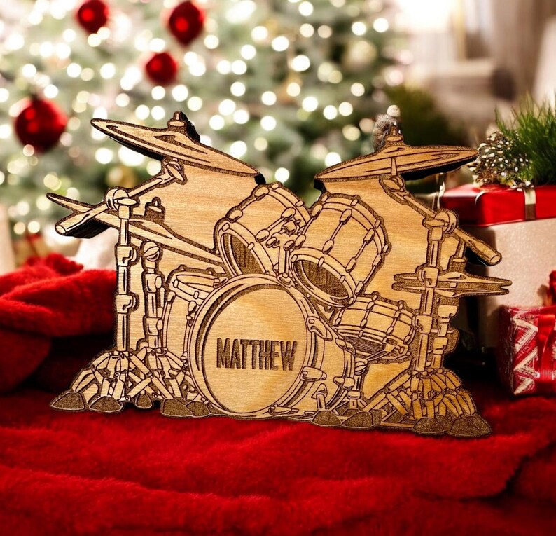Personalized Drum Set Keepsake Box | Custom Drummer Gift | Engraved ...