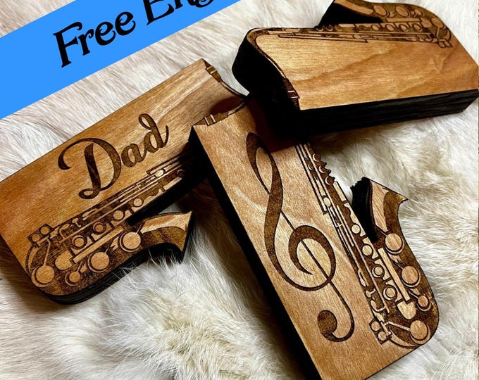 Saxophone Gift - Saxophone Wooden Box - Saxophone Trinket Box ...