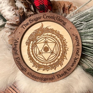 D&D Gift Ornament, Version 6, DND Gift, Customize and Personalize DND Gift, Dungeons and Dragons Christmas Ornament, Christmas All Year Long