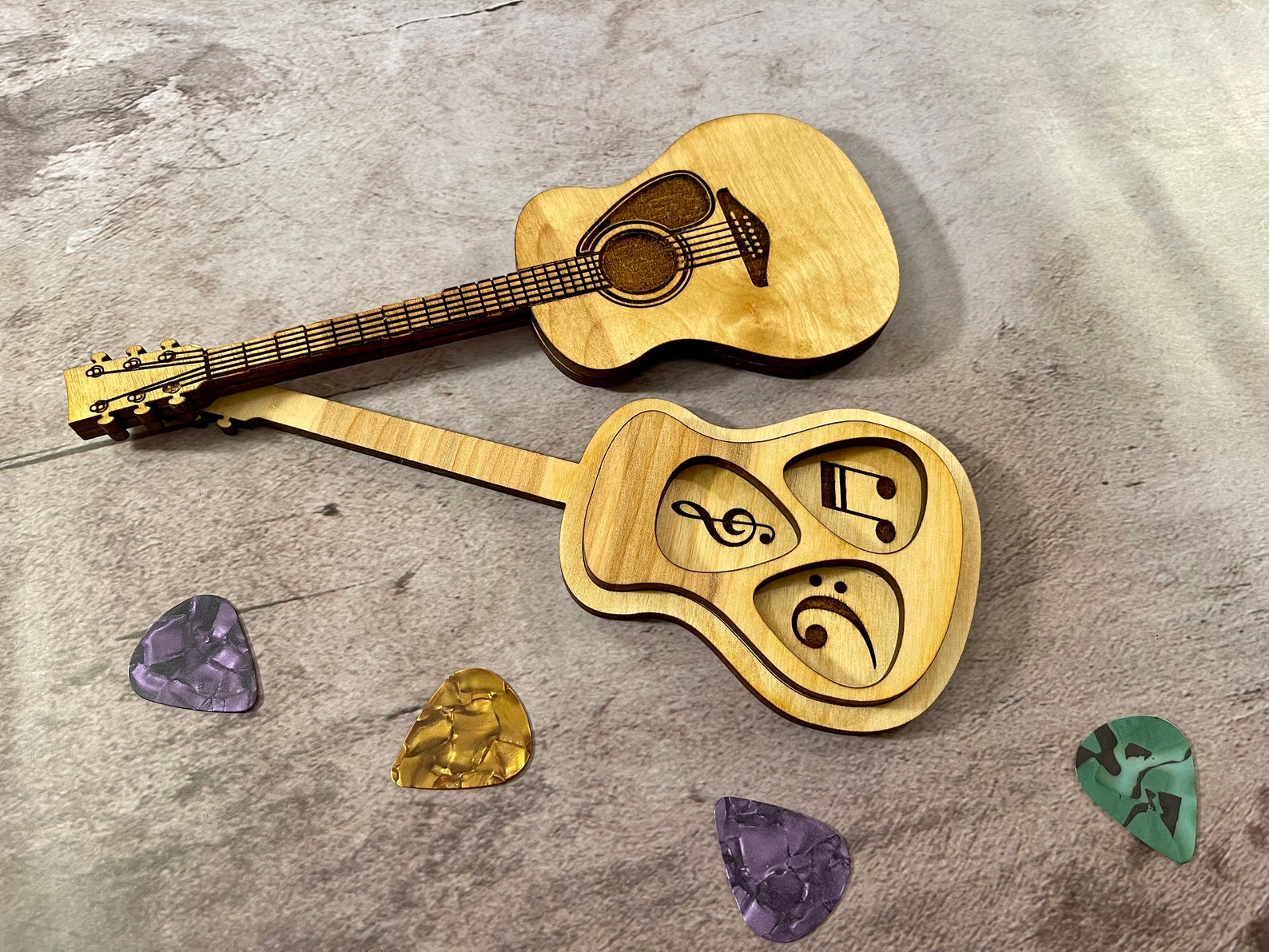 Personalized Guitar Pick Holder Guitar Lover Music Lover Etsy