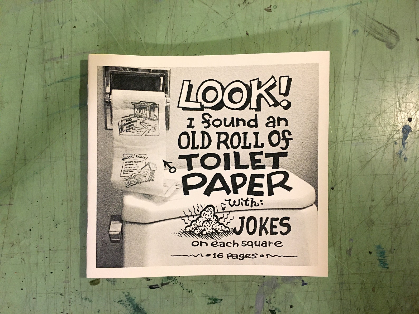 Toilet Paper Joke Book Etsy