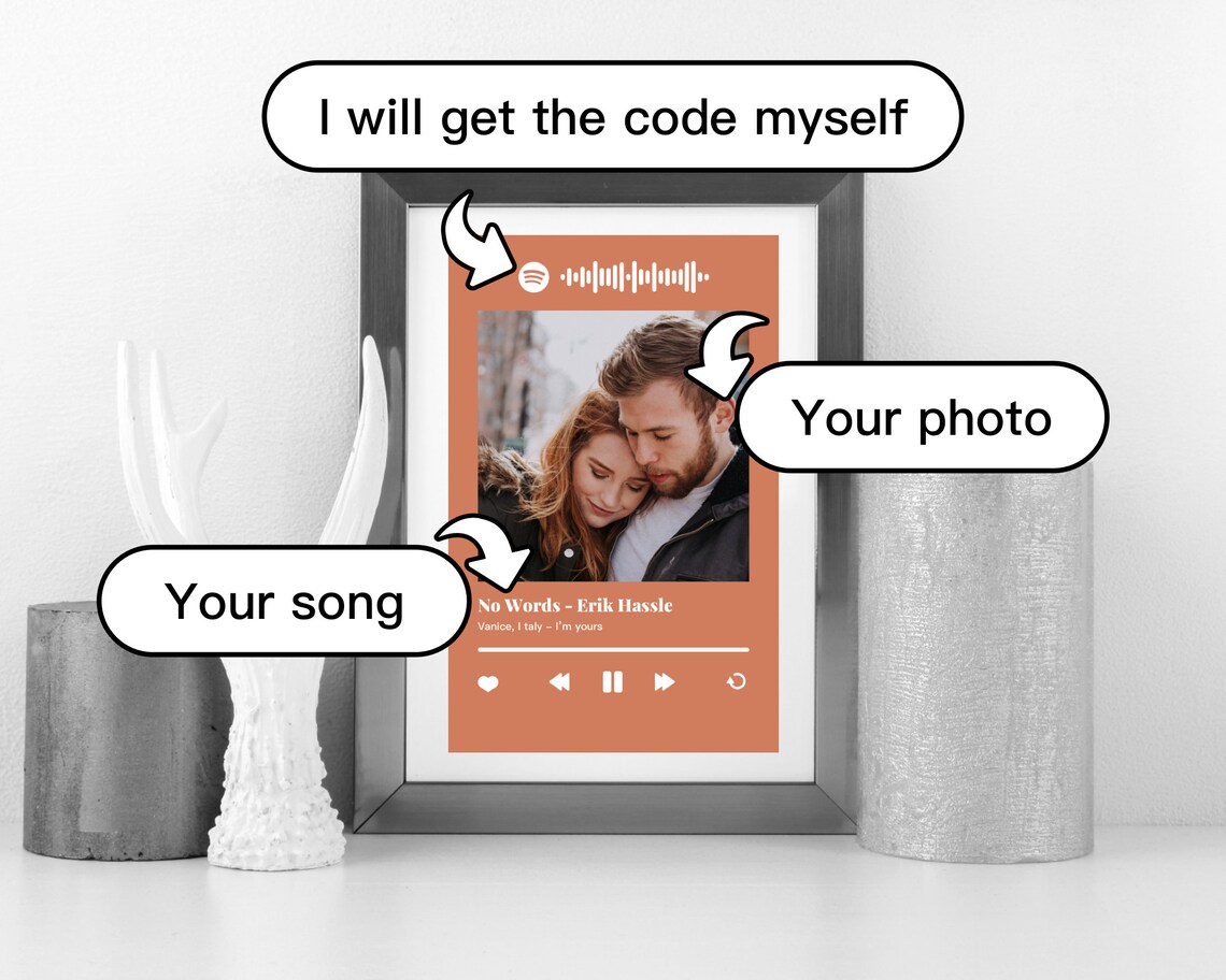 Spotify Poster Custom gifts for Boyfriend Music Poster | Etsy