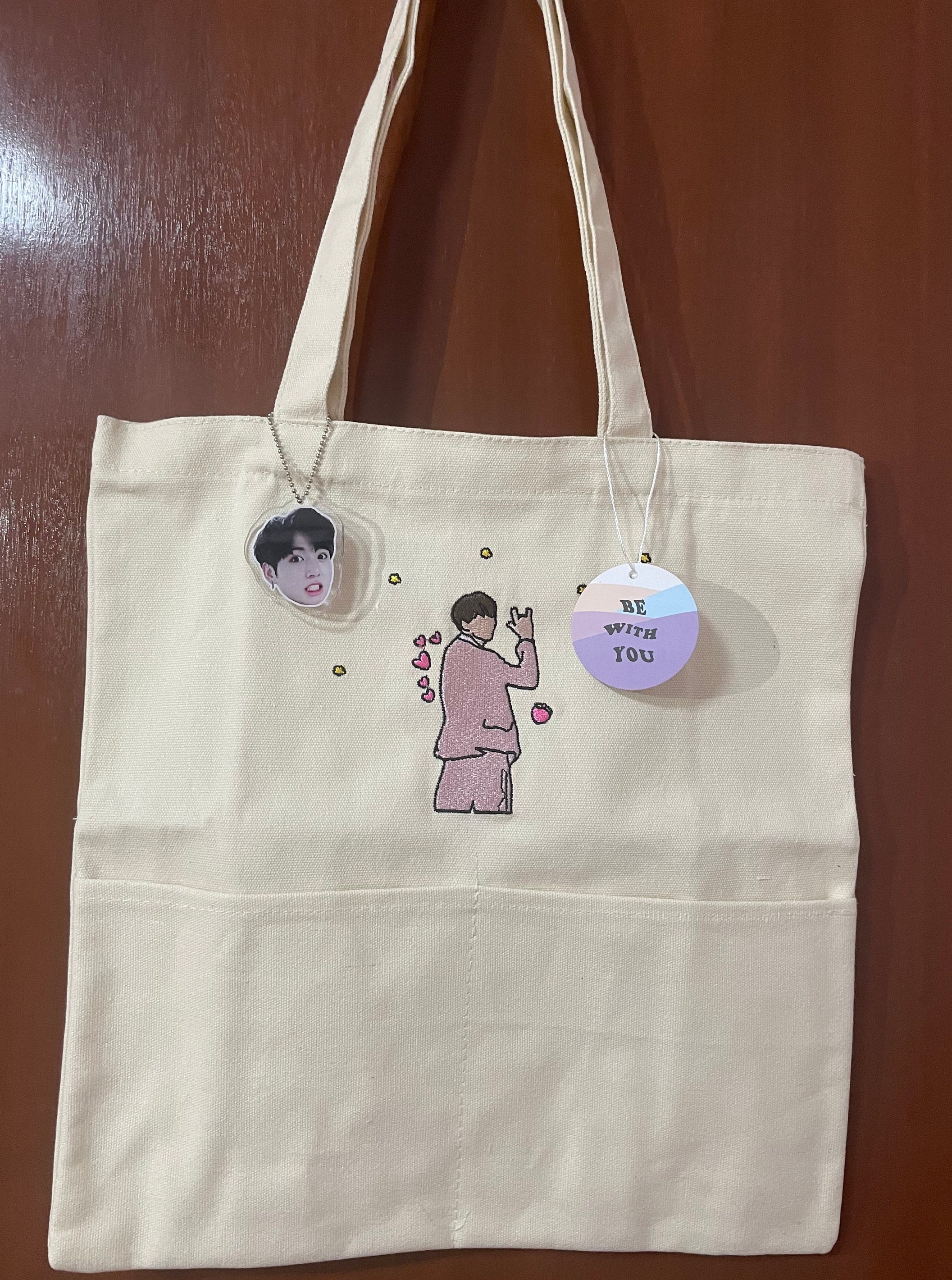   ジョングク トートバッグ ショッパー ブラック 刺繍 il_fullxfull.2737687826_6lgi.jpg