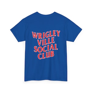 Wrigleyville Social Club Tee - Chicago Cubs Inspired Baseball Shirt