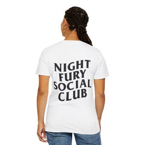 Night Fury Social Club Unisex Tee, How To Train Your Dragon Inspired, Epic Universe Isle of Berk Inspired