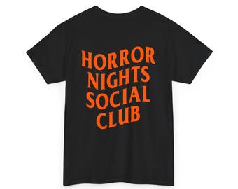 HHN Halloween Horror Nights Inspired Lil Boo Horror Nights Social Club Tee
