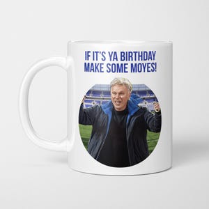 Everton Football Club Mug | David Moyes Everton Football Fan Birthday Gift