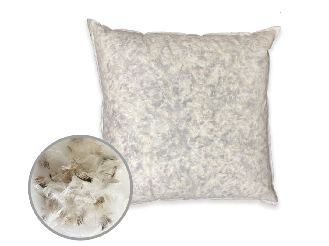 Pillow Inserts W/ Bulk Goose Down Feather Filling Fill for Stuffing