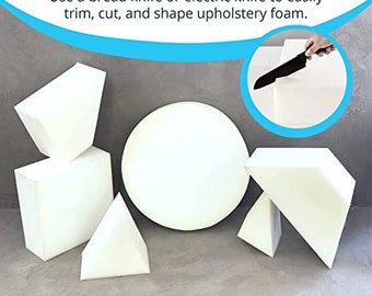 Foamma Upholstery Foam Sheet - 2x30x76 Inch Medium Density Cushion Replacement