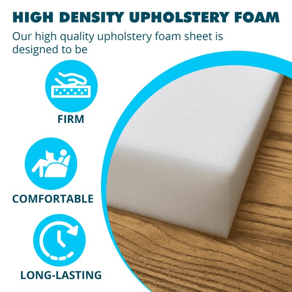 Upholstery Foam Cushion Sheet- 5x30x72 Medium Density Support-Premium  Quality- Sofa Cushion, Mattresses, Wheelchair, Poker Table