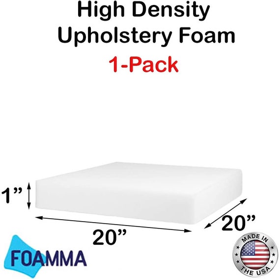 Foamma 1 x 12 x 24 Upholstery Foam High Density  