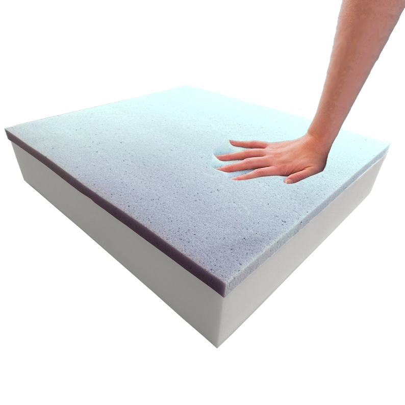 22 X 22 Cooling Gelinfused Memory Foam Cushion Etsy