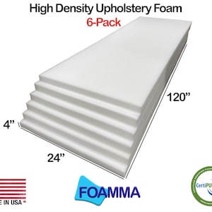 Customizable Polyethylene Foam Pads for Packing and Crafts, 1 In (54x16 In,  2 Sheets)