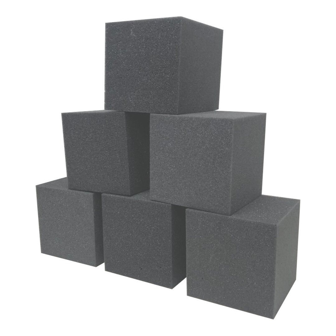 6" X 6" X 6" Foam Pit Cubes, Blocks For Gymnastics, Freerunning And Parkour Courses, Skateboard Parks, BMX, Trampoline Arenas