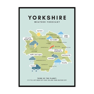 Yorkshire Weersverwachting, Yorkshire Weer, Yorkshire, Keukenkunst, A4, A3, A2