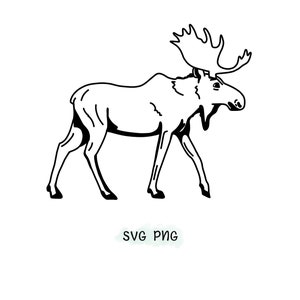 Moose SVG and PNG bundle